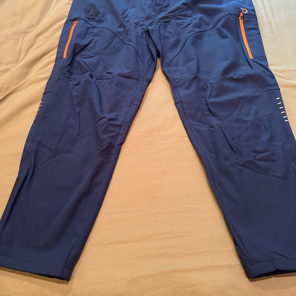 Baleaf Blue and Orange Cargo Pants Athletic Performance